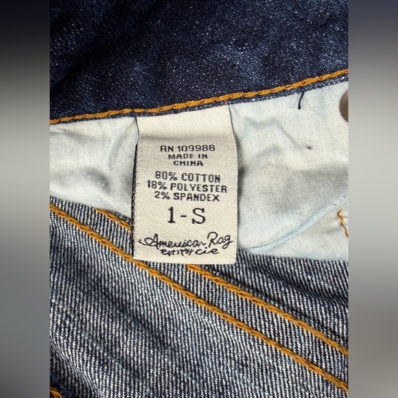American Rag Jeans Cie Boot Womens Sz 1S (28x29) Low Rise - Picture 3 of 6